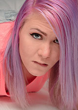 Olivia Kasady biting her lips while waiting for a cock