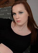Jessa Rain spreading her legs before a handjob